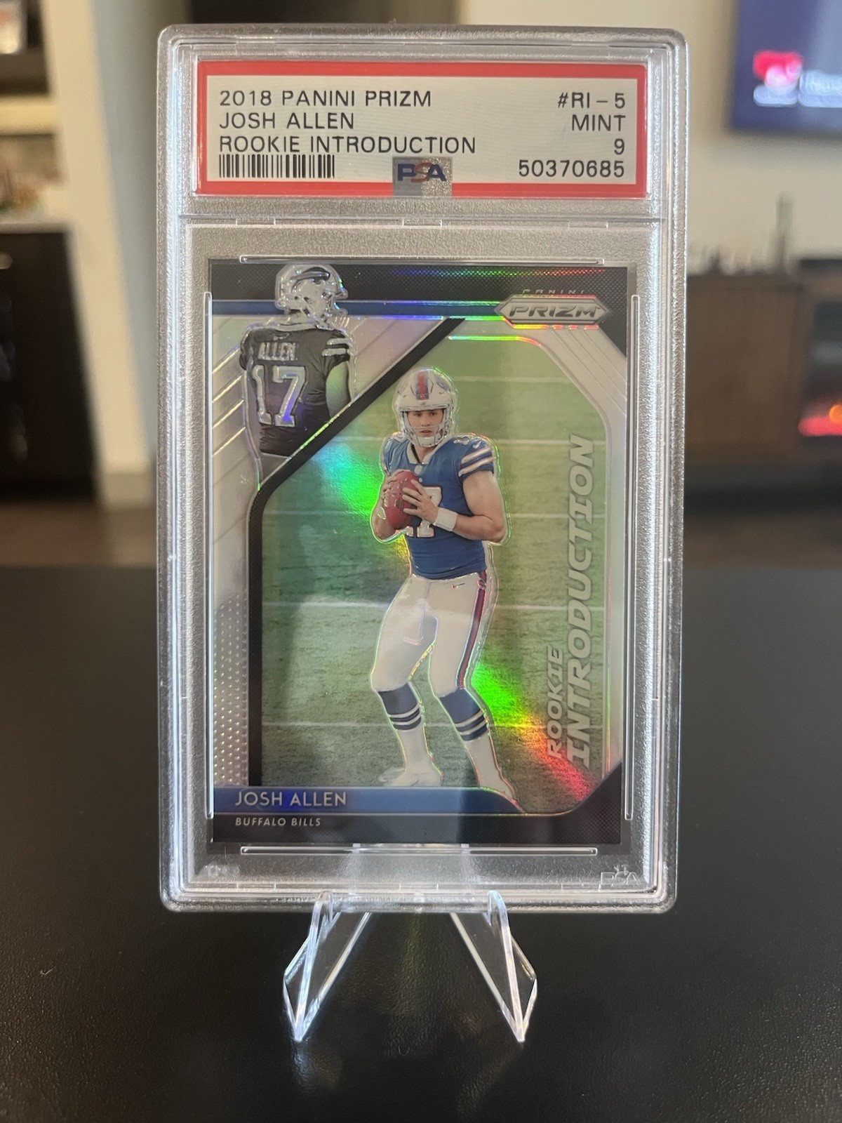 2018 Panini Prizm - Rookie Introduction Josh Allen #RI-5 (RC) PSA 9