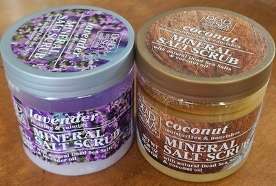 Dead Sea Collection Mineral Salt Oil Scrub Bath Body Skin Care 23.28 oz Choice
