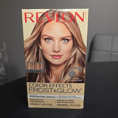 Revlon Color Effects Frost and Glow Ammonia Free Permanent Hair Color, 20 Blonde