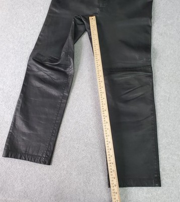 Vintage Versus Gianni Versace Leather Pants Fits 32x29 (Tag Sz 34