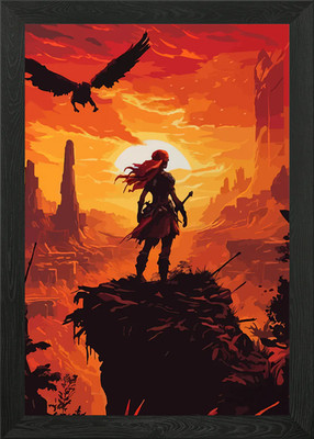 Zero dawn Art Framed Wall Art Poster Canvas Print Picture