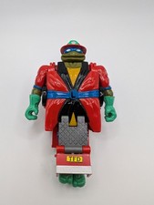1993-Ninja Turtles TMNT Road Ready Mutations Leo Firetruck Playmates Figure