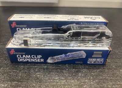 Skilcraft  Hand Held Clam Clip Dispenser Medium # 40 7510013174220