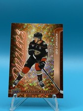 2024-25 Upper Deck Series 1 Hockey Dazzlers Orange #DZ40 Leo Carlsson Ducks