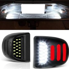 Led Tag License Plate Lights Rear Bumper For 1999-2013 Chevy Silverado 1500 2500