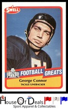 1989 Swell Greats #83 George Connor Chicago Bears Football card