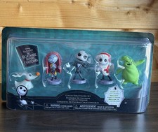 Disney Tim Burton's The Nightmare Before Christmas Collectible Figure Set New