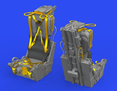 Eduard Brassin 1/48 F-4B Phantom Ejection Seat Photoetch Resin Late Tamiya 2pcs