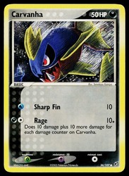 Carvanha 56/107 EX Deoxys Common