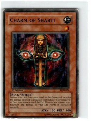 Yu-Gi-Oh! Charm of Shabti 1st Edition PGD-074 Moderately Played Common