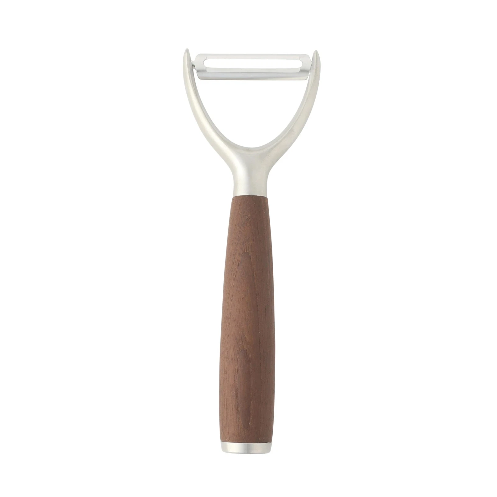 Kitchen Essential Walnut & Co. Stainless Steel Vegetable Y Peeler W/Walnut Wo...