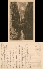 Ansichtskarte Eisenach Drachenschlucht, Schlucht mit Bachlauf 1920
