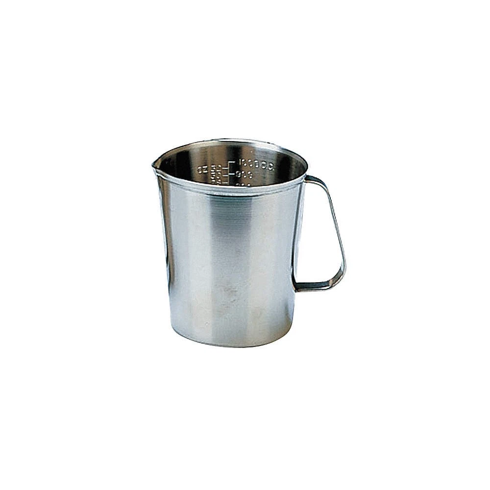 GRAINGER APPROVED 95640 Graduated Measuring Cup,64 Oz,SS 3LGK2