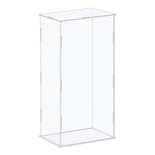 Display Case Box Acrylic Box Transparent Showcase 16x11x31cm for Collectibles