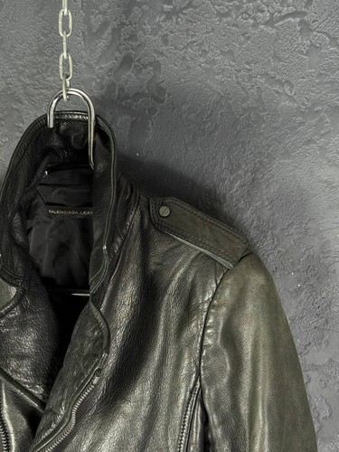 Balenciaga giacca pelle biker donna vintage - Foto 9 di 24