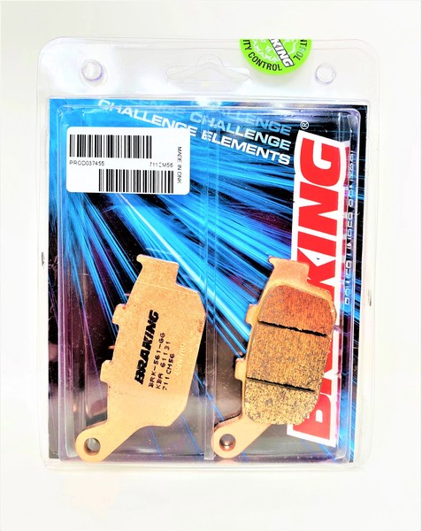 Bremsbelag Braking 711CM55, Hinten FüR Honda NX 650 Dominator, Bj. 1990-1996-image
