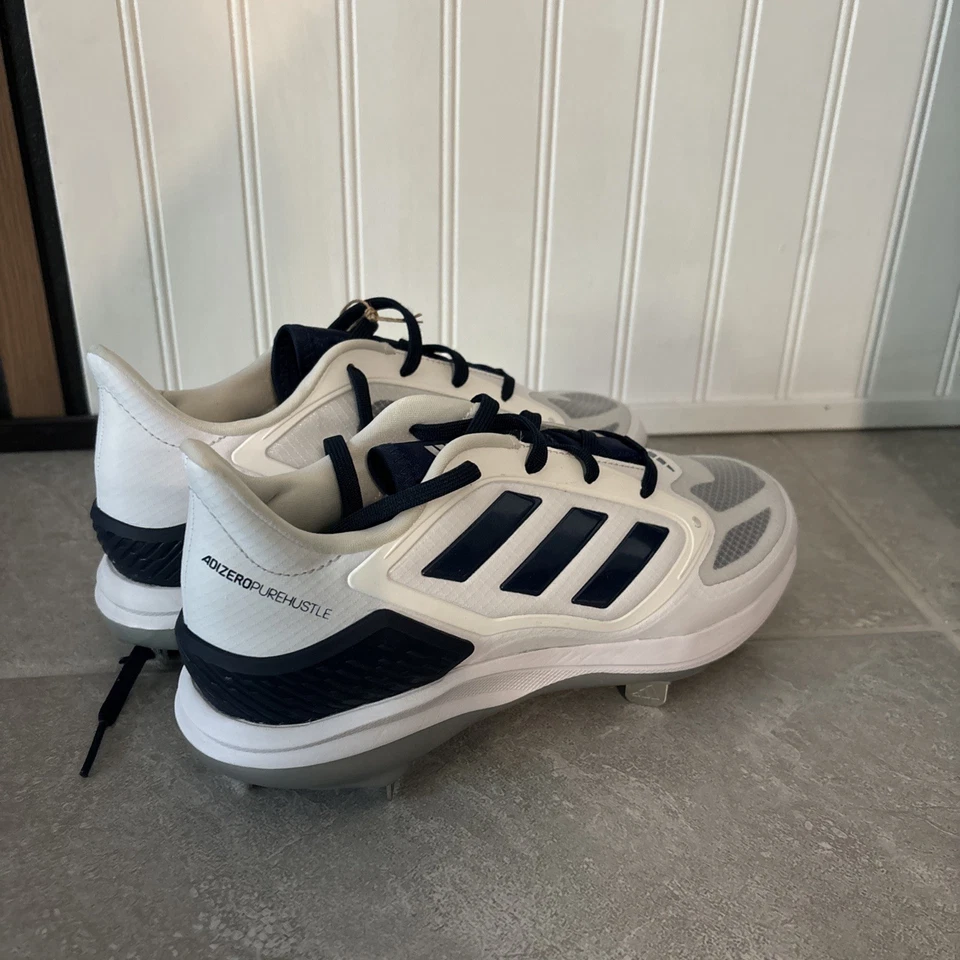 NEW sz 7.5 Womens adidas adizero PureHustle Softball Metal Cleats Shoes IG7128 - Image 4 of 4