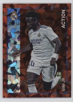 2021-22 Merlin's Heritage 97 UEFA Champions League Red /10 Vinicius Junior 0e6p