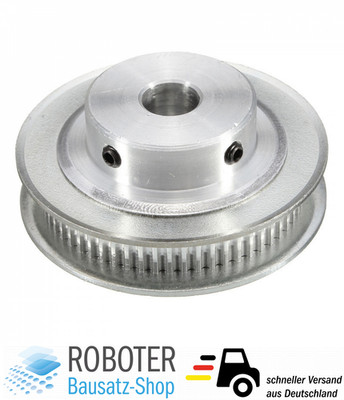 GT2 Riemenscheibe 60 Zähne 8mm Bohrung für 6mm Zahnriemen 3D-Drucker CNC Zahnrad