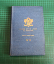 United Grand Lodge of England - Constitutions - 1947