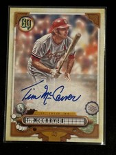 2022 Topps Gypsy Queen #GQA-TM Tim McCarver Missing Blackplate Auto 15/25