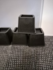 4 Pcs Trapezoidal Furniture Raising Blocks Bed Legs Sofa Support Legs