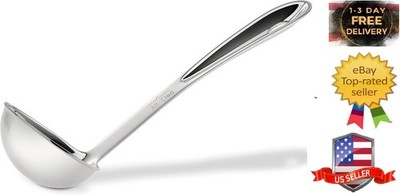 All-Clad Specialty Stainless Steel Kitchen Gadgets Soup Ladle 9.5, Silver