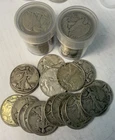 Lot of 60 $30 Face Value Mixed Date Walking Liberty Half Dollars -90% Silver-JR