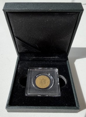 2022 Bitcoin Gold Coin 1/1000 oz 0.999 Fine 3,000 Francs 16mm Box & COA