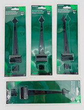 Hillman 853949 Ornamental Black 6.5" Hinge, Set of 4
