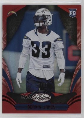 2018 Certified Rookies Mirror Red /99 Derwin James #144 Rookie RC 13c1