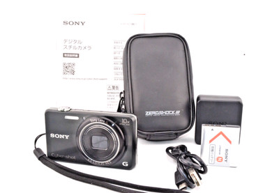 Sony Cyber-shot DSC-WX200 Digital Camera Tested Working w/ Accessories Wi-Fi JP