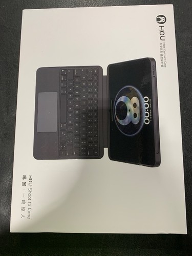 HOU 360° Funda Teclado Giratoria iPad A16 11/10” Retroiluminada Panel Táctil Soporte Cubierta - Imagen 2 de 2