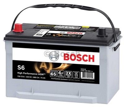 Bosch Vehicle Battery AGM Starter Battery - S6-47