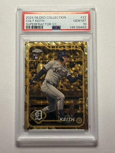 2024 Topps Gilded Colt Keith Rookie Superfractor 1/1 PSA 10 Detroit Tigers
