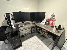 Desk And Monitors For Sale!