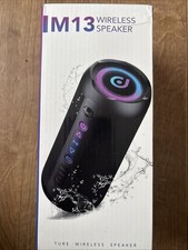 Rechargeable Wireless Speaker with Long Battery Life and Stereo Features