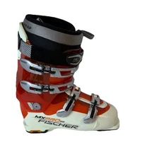 FISCHER MXPRO 95 SKI BOOTS MENS 28.5/10.5 ORANGE SOMATEC AER60 PERFORMANCE WRAP