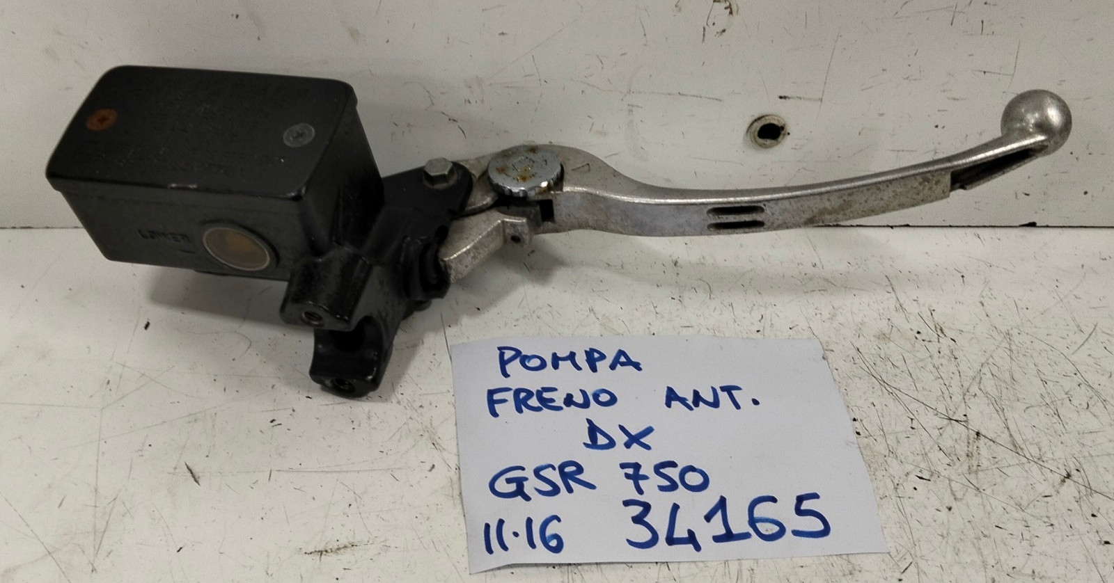 POMPA FRENO ANTERIORE DESTRA SUZUKI GSR 750 2011 2012 2013 2014 2015 2016 VEDI📷