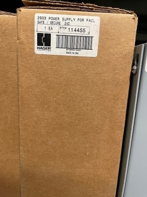 Hager 2903 Power Supply For Fail Safe/ Secure 24VDC