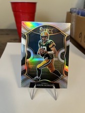 2020 Panini Select Concourse Aaron Rodgers #12 Silver Prizm Green Bay Packers