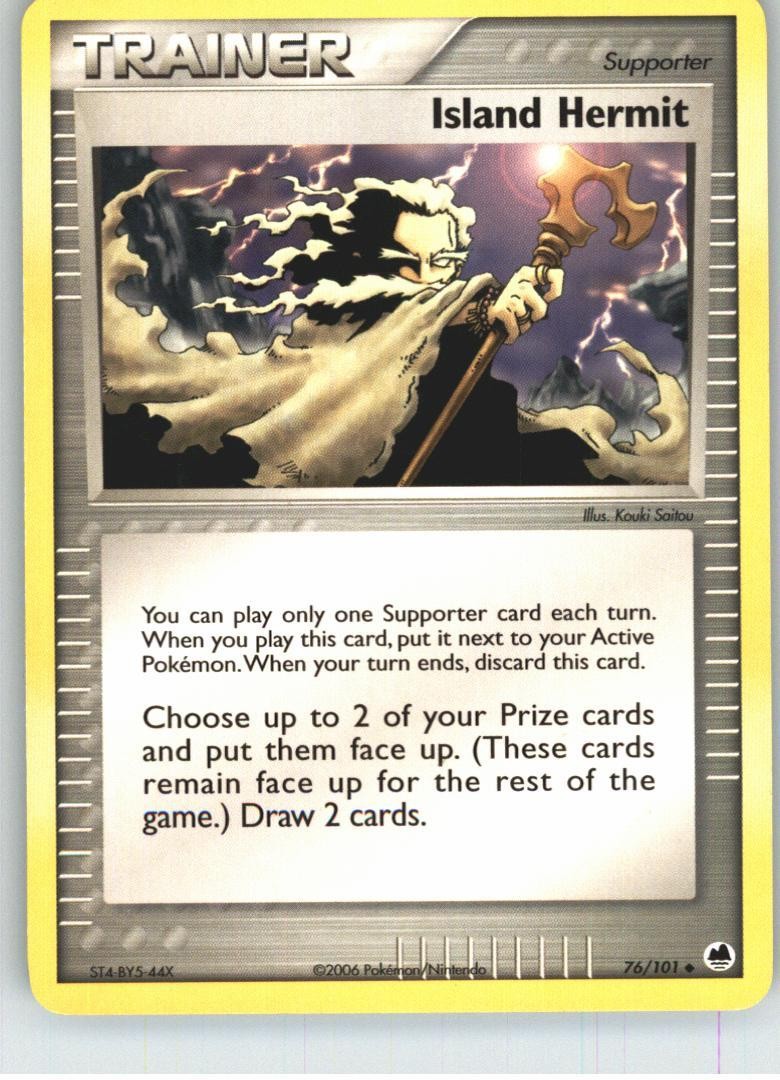 Island Hermit 76/101 Uncommon Dragon Frontiers Pokemon Near Mint