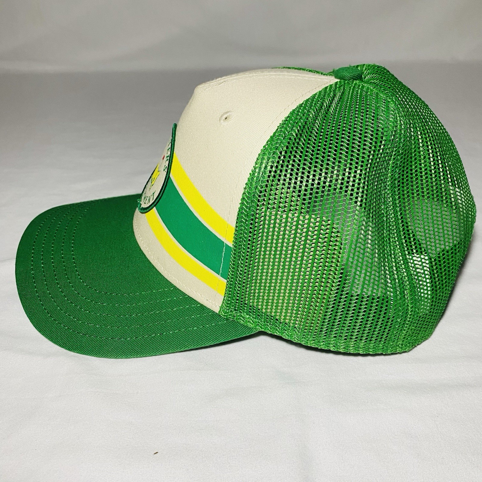 Masters Tournament Patch Trucker Hat Snapback Mes… - image 3