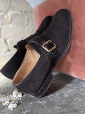 Scarpe Church's Brown Suede 48-49 UK 13,5 - 14,5 32 cm 