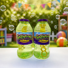 Gazillion Bubbles Original Bubble Solution 2 Liter Refill 2 Pack New Bubble Mix