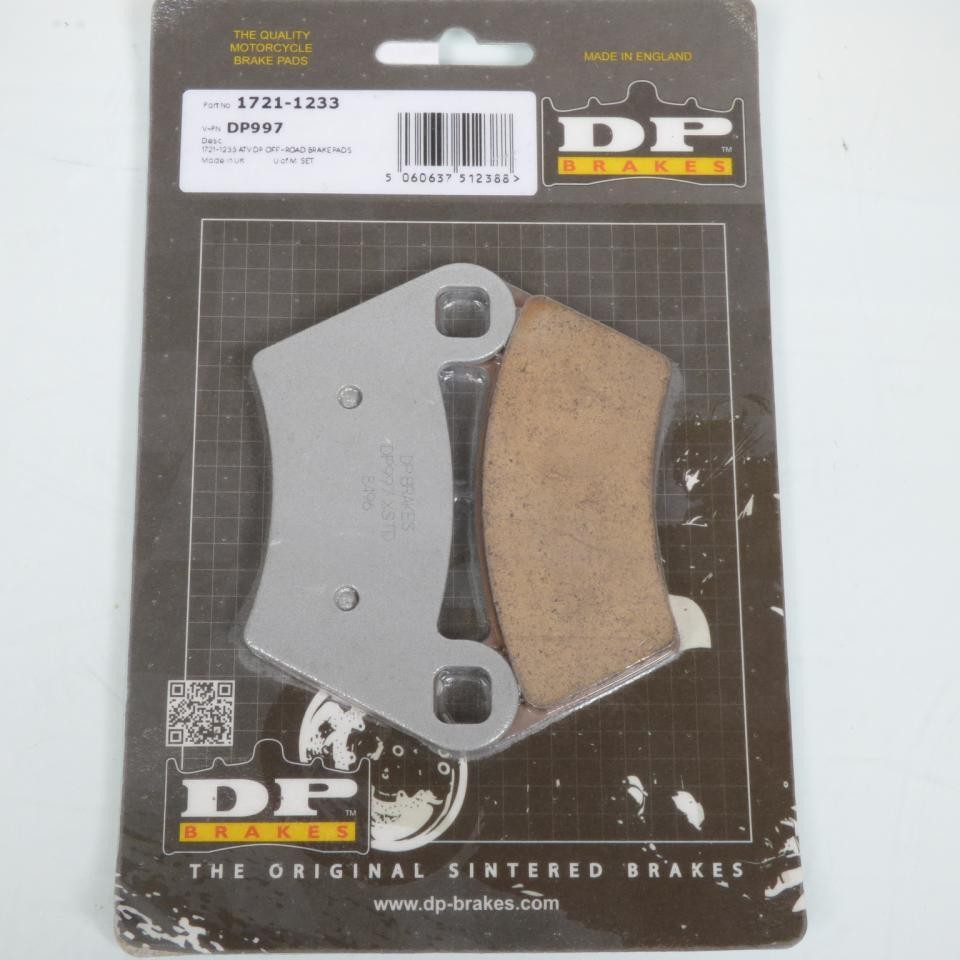 Plaquette de frein DP Brakes pour Quad Polaris 500 Ranger 2006-2007