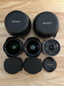 Sony E Ultra Wide, Fisheye & Pancake Lens Set