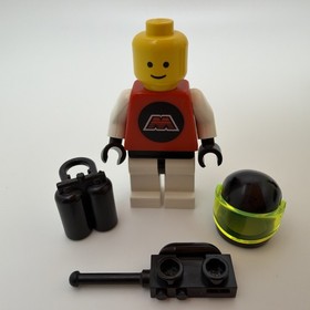 vintage LEGO Space M TRON Beacon Tracer 6833 Minifigure Solid Stud NO Manual/Box