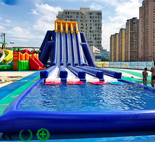250x65x55 Commercial Inflatable Wate Slide Bounce Obstacle Course We Finance