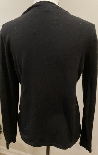 Vila Milano Sweater Women’s M Long Sleeved Bejeweled Sparkly - Picture 4 of 7